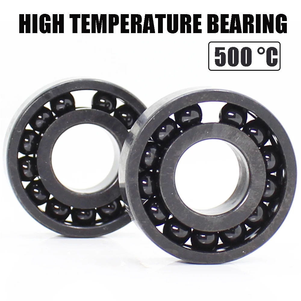 

6001 High Temperature Bearing 12*28*8 mm ( 2 Pcs) 500 Degrees Celsius Full Ball Bearing