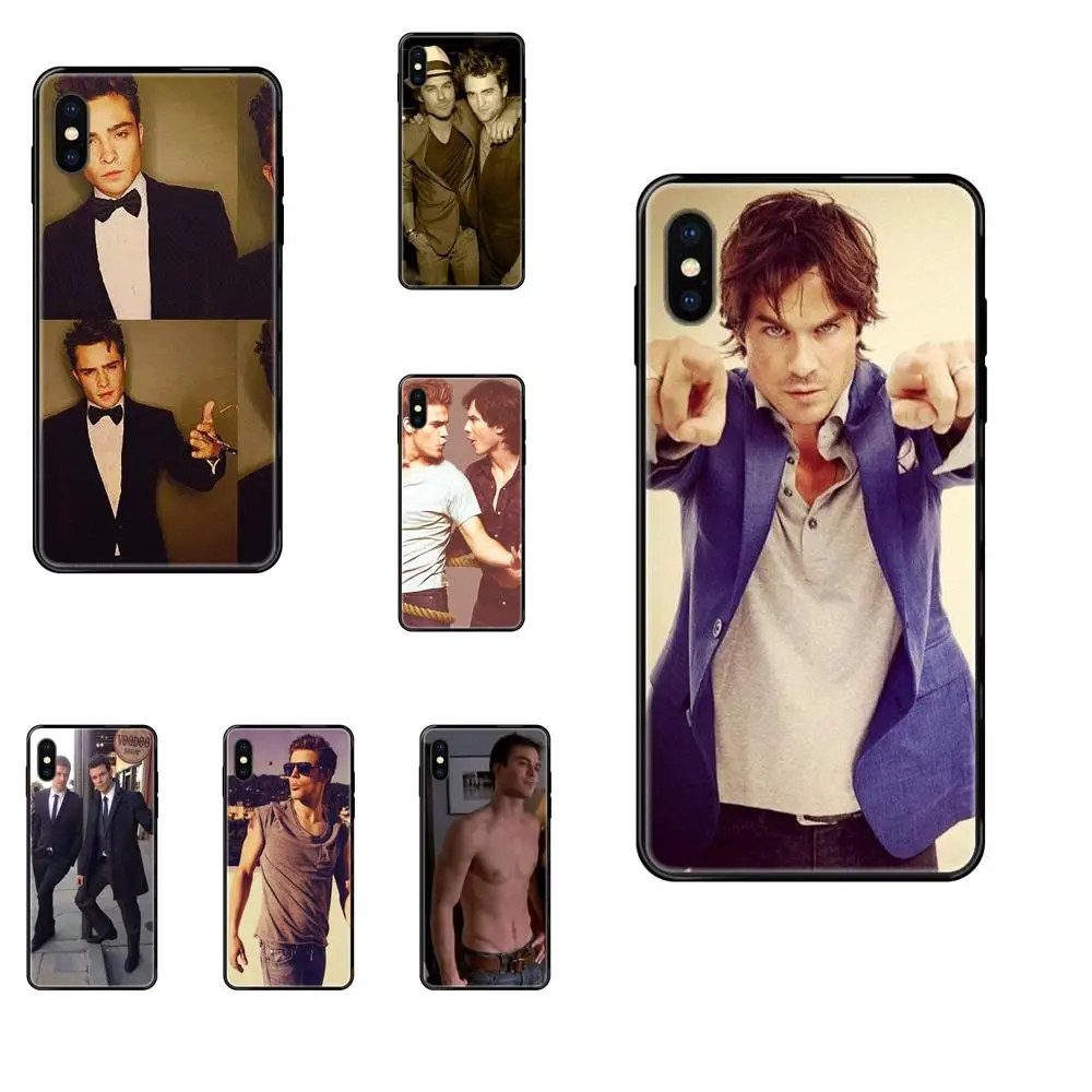 Actor Ian Joseph Somerhalder For iPhone 11 12 Pro 5 5S SE 5C 6 6S 7 8 X 10 XR XS Plus Max Soft Skin Painting Actor Ian Joseph Somerhalder For iPhone 11 12 Pro 5 5S SE 5C 6 6S 7 8 X 10 XR XS Plus Max Soft Skin Painting