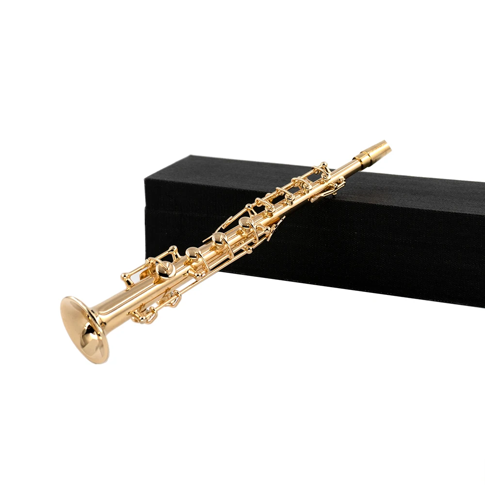 Miniatur Sopran Saxophon Mini Musikinstrument