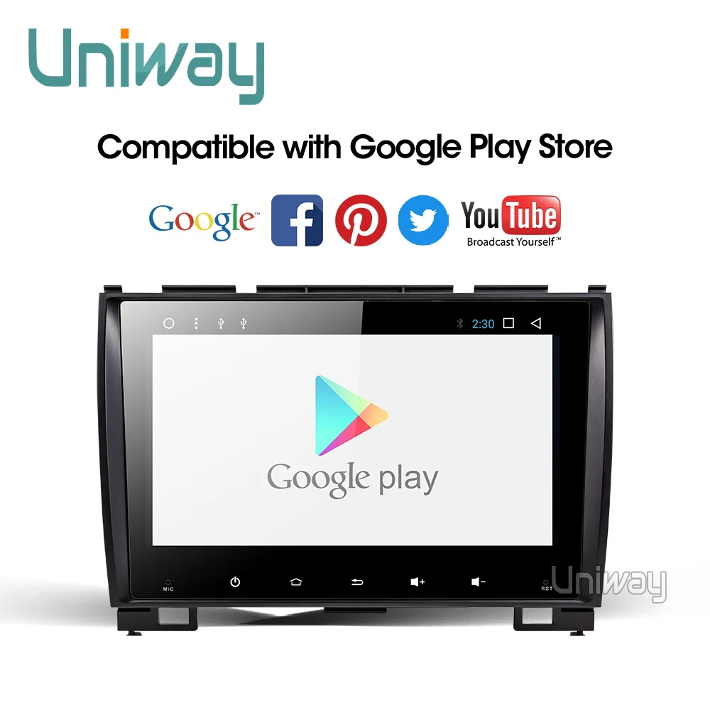 Uniway AH59081 2G + 3 android 9 0 автомобильный dvd для Great Wall Haval H3 H5 радиоприемник naviagtion с