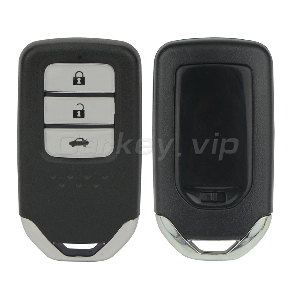 Remotekey Smart Car Key With Emergency Key 3 Button 434Mhz ID47 - PCF7938 Chip For Honda City Fit XRV Vezel