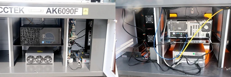 Большой рабочий размер 6090 металлических изделий волоконная маркировка cnc лазерная маркировочная машина AK6090F/cnc лазерная гравировальная машина для металла