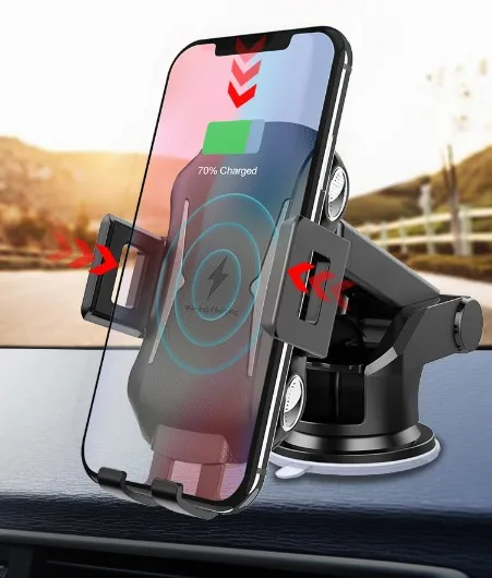 Быстрое беспроводное зарядное устройство для Xiaomi Mi 11 Lite Pro 11i 10S Qi автомобильный