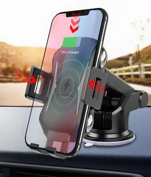 

for Huawei nova 7 SE nova 6 Mate 30 Pro P40 Fast Wireless Charger Oukitel Y4800 Qi Charging Pad Car Phone Holder Stand Accessory