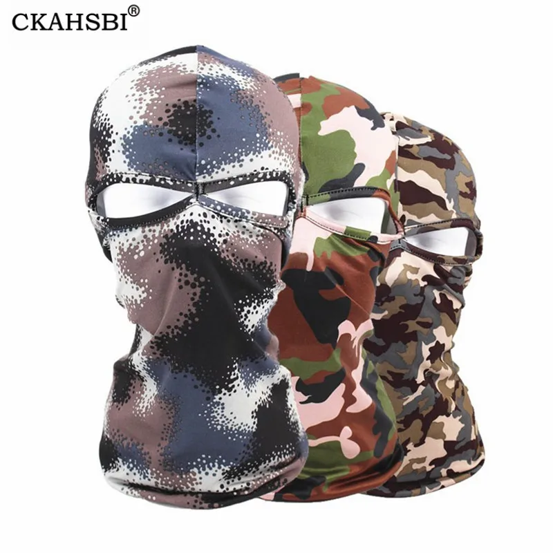 

CKAHSBI Camouflage Bicycle Face Mask Winter Cycling Cap Windproof Head Scarf hermal Balaclava Bandana Sport Bike Neck Hat Men