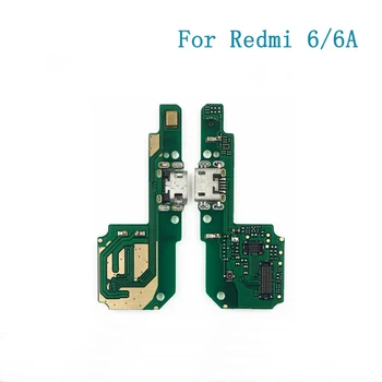 

10pcs/lot USB Port Charging Charger Dock Plug Connector Tail Wire Board Connector Replacement Parts For Xiaomi Redmi 6/6A