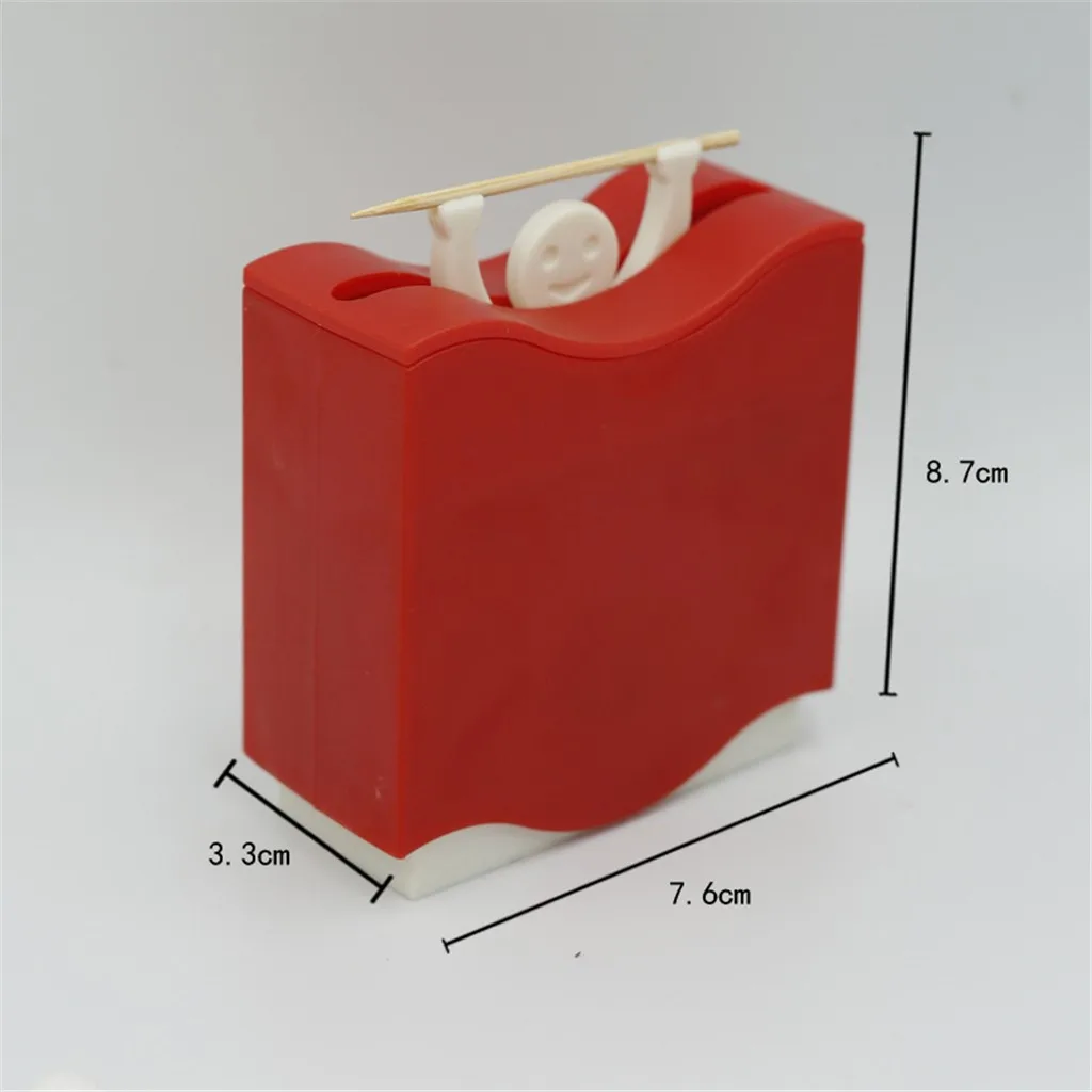 Коробка для хранения зубочисток забавные принадлежности новая странная улыбка лицо Забавный зубочистка коробка творческие материалы кухонный держатель для хранения Органайзер