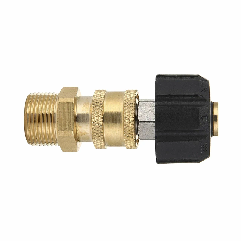 1 Set Hose Adapter Quick Connect M22/15 To 3/8 Coupler For Pressure Washer UK