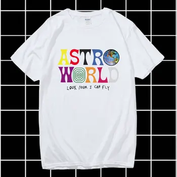

Travis Scott AstroWorld Tour T-shirt men women 1:1 Travis Scott T Shirts Top Tees streetwear Hip Hop kanye ASTROWORLD Tshirt
