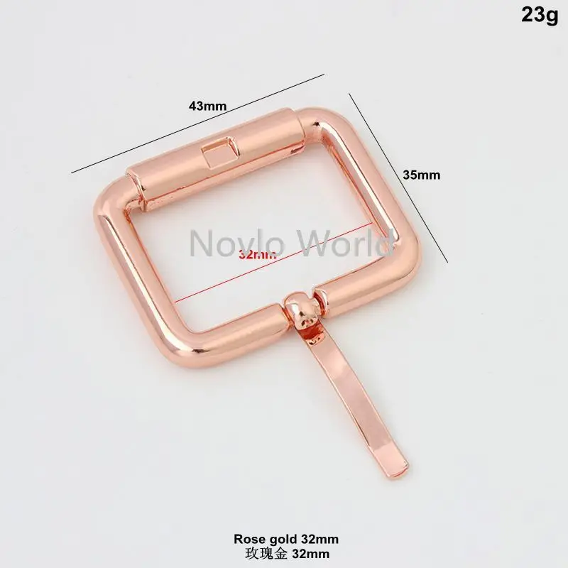 Мир Nolvo 10 50 шт. 5 цветов розовое золото 16 мм 20 25 32 ремни с пряжкой из Сплава