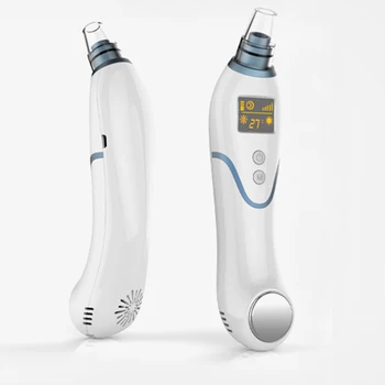 

Portable Blackhead Removal Pore Vacuum Cleaner Whitehead Extractor Beauty Device With Display Hot Cold Face Skin Care Massager