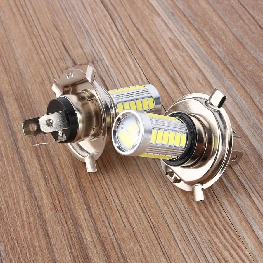 2 шт. H7 5630 33SMD 12 В белые лампочки авто светодиодный противотуманный свет лампы дневного света для фар дальнего света; дневные ходовые огни лампы