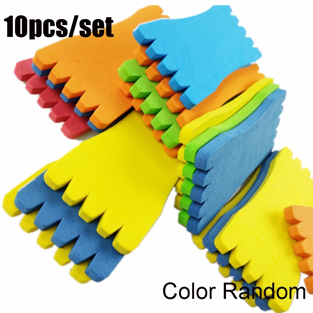 Random 10 Pcs EVA Foam Fishing Line Plate Portable Winding Board 8/10/12/14 cm Carp Lures Trace Wire Leader Swivel Tackles | Спорт и