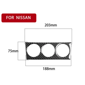 

Trim Decoration Trim Carbon Fiber Air Button Switch Cover Protable Reliable