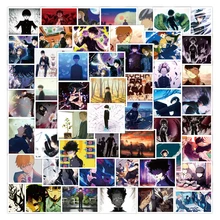 

52Pcs Mobu Saiko Hyaku Anime Cute Kawaii Stickers Waterproof Helmet Laptop Bike Guitar Phone Cartoon Graffiti Kids Classic Toy