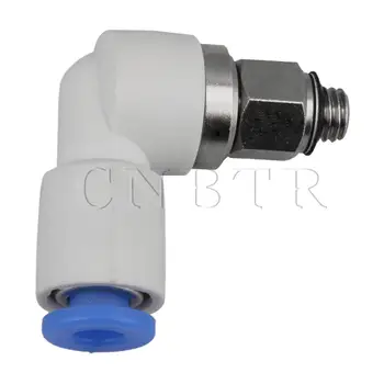 

CNBTR Elbow Pneumatic Tube Push in Pipe Fitting Connector M5 for 4mm Tube