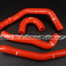 Силиконовый шланг радиатора/труба комплект для Mitsubishi Lancer Evo10 Evo X CZ4A 4B11 красный