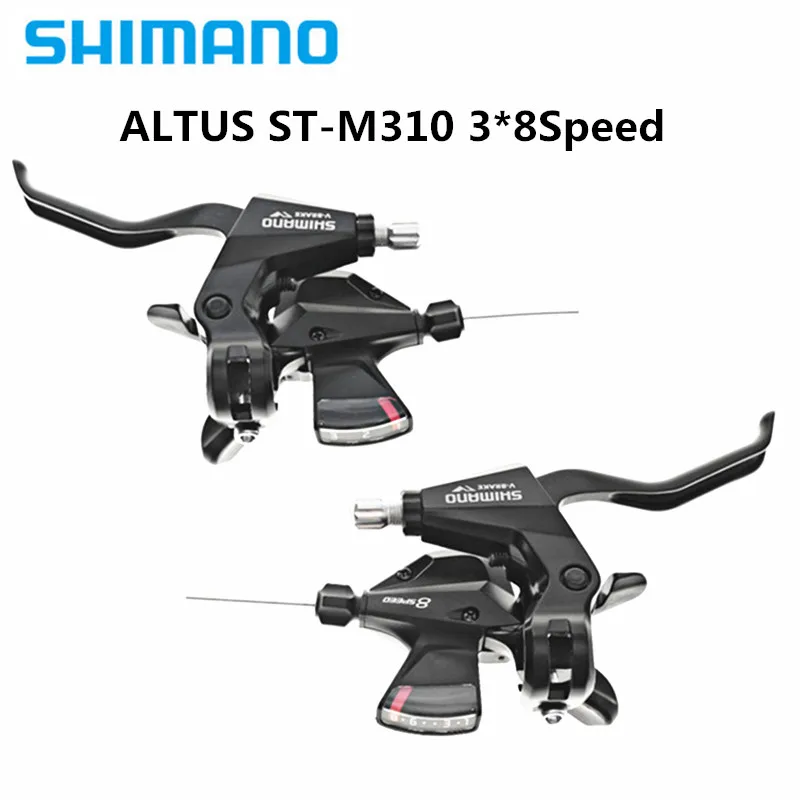 SHIMANO ALTUS ST-M310 относится к 8 S/24-скорость горный велосипедная передача подключен тела ручки совершенно аппарат не Привязанный к оператору сотовой связи