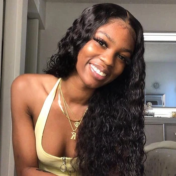 

Swinging Froest Loose Deep Wave Lace Front Human Hair Wigs Pre Plucked With Baby Hair 13x4 Lace Front Wig 180% Density Lace Wig