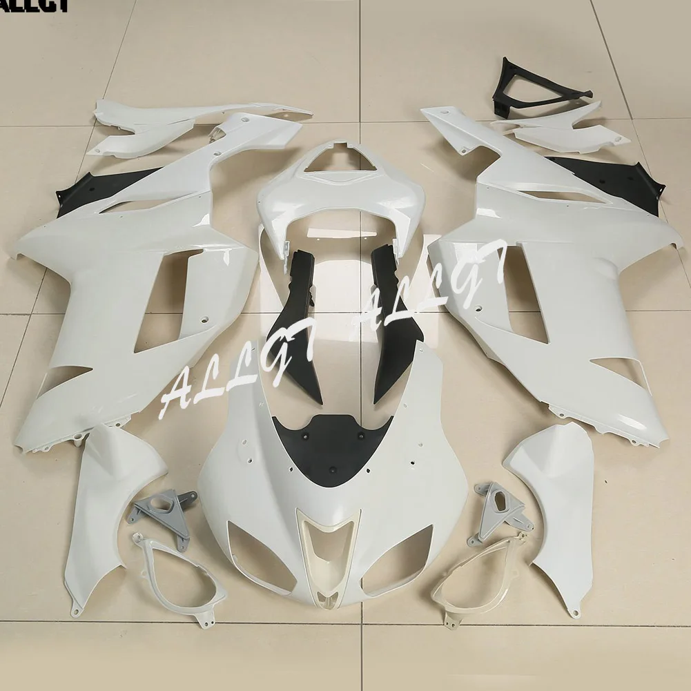 

Комплект обтекателей для KAWASAKI Ninja ZX6R ZX-6R ZX600P 2007-2008 Неокрашенный Белый 1 комплект