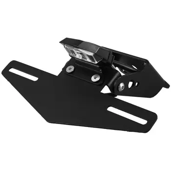 

Motorcycle License LED Lamp Number Plate Frame Holder Bracket for KTM DUKE 390 RC390 2017-2019