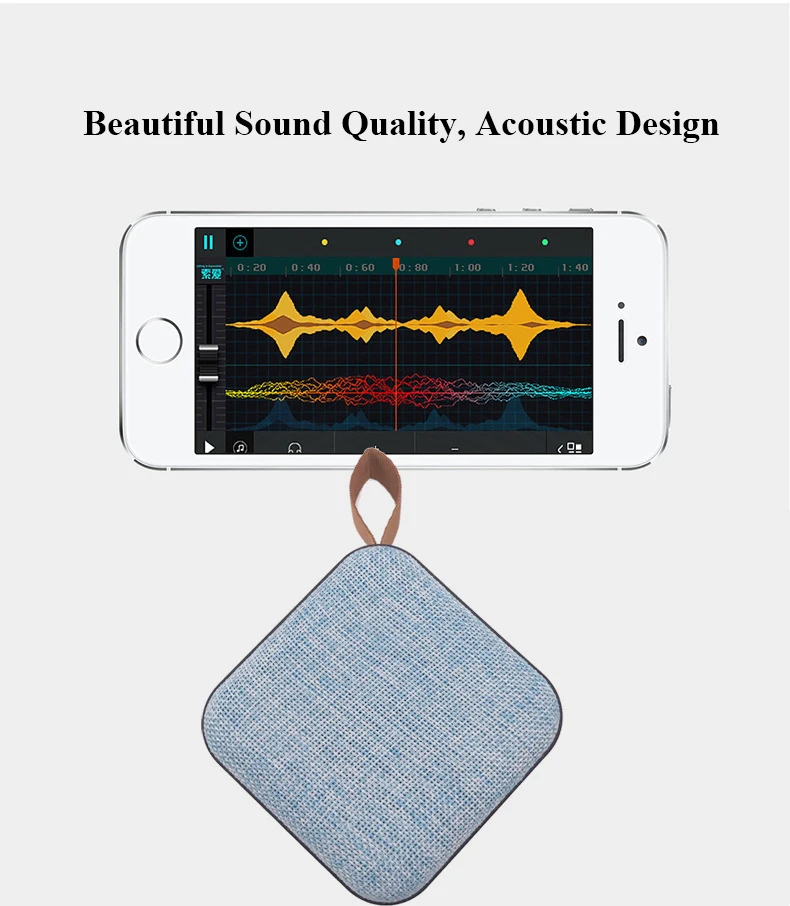 NATTHSWE T5 беспроводной Bluetooth мини динамик, портативные колонки сабвуфер Bluetooth 4,2 с SD FM наружная Колонка громкий динамик