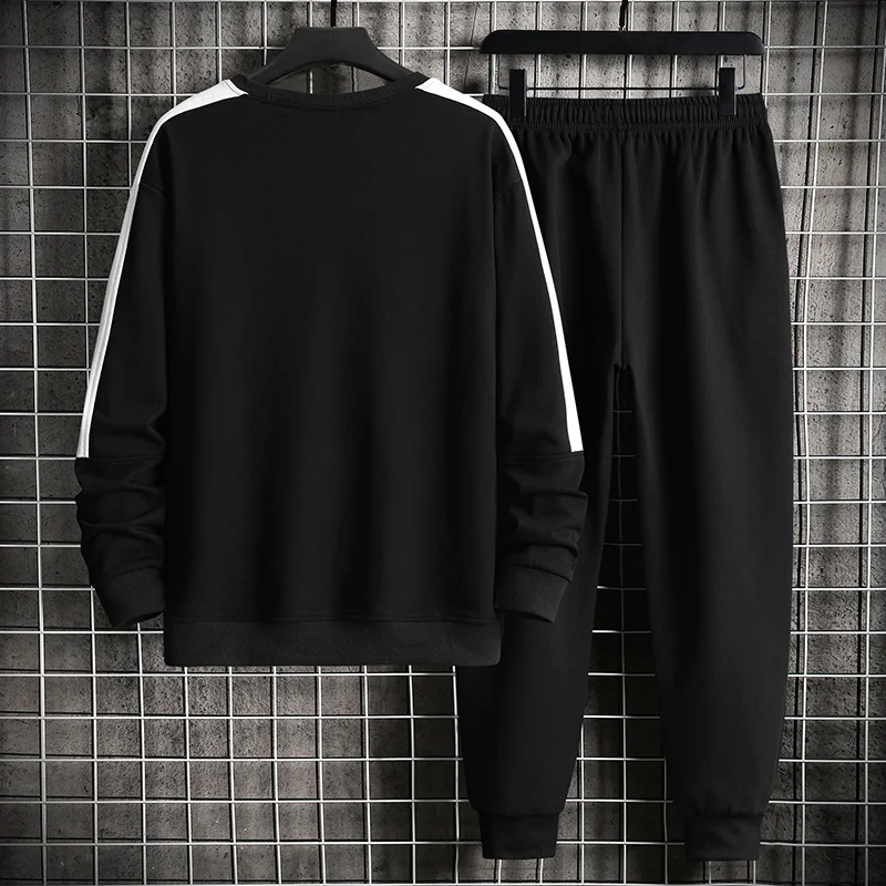 OEIN Trening Casual Bărbați Hanorac cu Capăt Ținută Toamnă Bărbați Seturi Sport 2021 Hanorac Bărbat + Pantaloni 2PCS Jogging_voghion.com