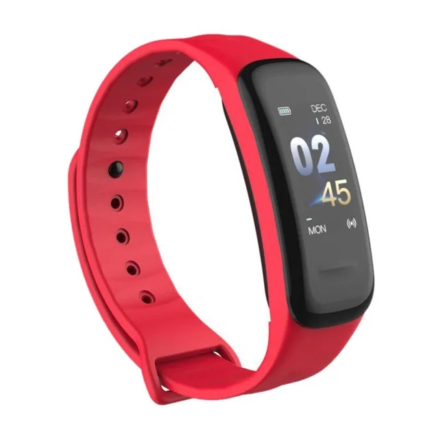 C1 Plus Smart Bracelet Step Fitness Tracker Waterproof Heart Rate Monitor Blood Pressure Smart Wristband 