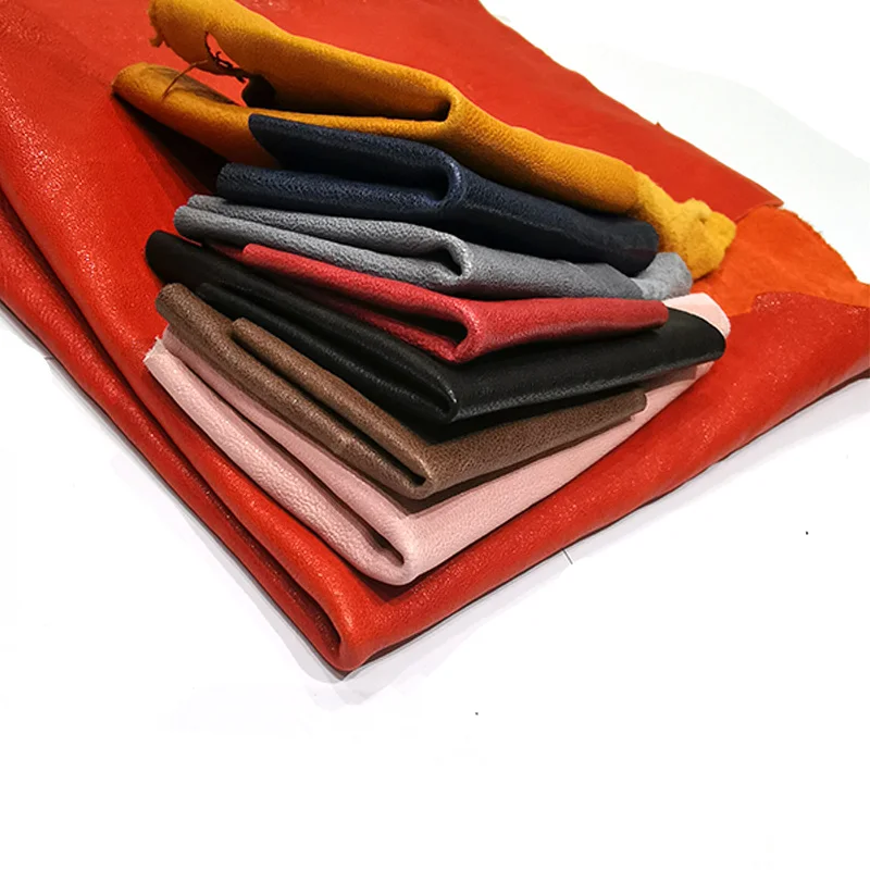 

Sheepskin leather Grain Color can be customized full grain environmental protection Whole plant tanned Size can customize