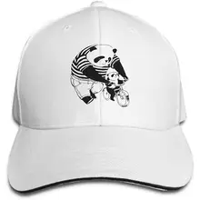 ВИНТАЖНАЯ ДЖИНСОВАЯ бейсболка с изображением папы панды, черно-белого цвета, для обучения велоспорту, для его маленького сына, панды, папы, панды