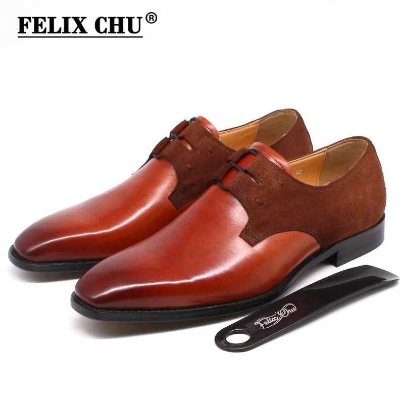 FELIX CHU Square Plain Toe Handmade Men's Dress Shoes Genuine Leather Suede Blue Green Patina Oxford Shoes for Men Wedding Shoes FELIX CHU Square Plain Toe Handmade Men's Dress Shoes Genuine Leather Suede Blue Green Patina Oxford Shoes for Men Wedding Shoes