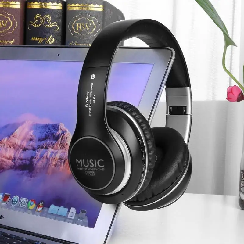 Беспроводной Bluetooth наушники игровая гарнитура складная RGB светодиодный
