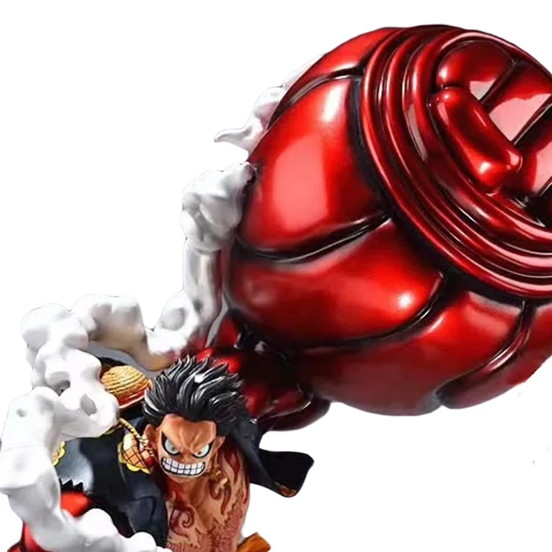 Exquisite Quality One Piece Gk Monkey D Luffy Gear 4 Oversize 50cm Pvc Anime Action Figure Model Collection Desktop Decoration Action Figures Aliexpress