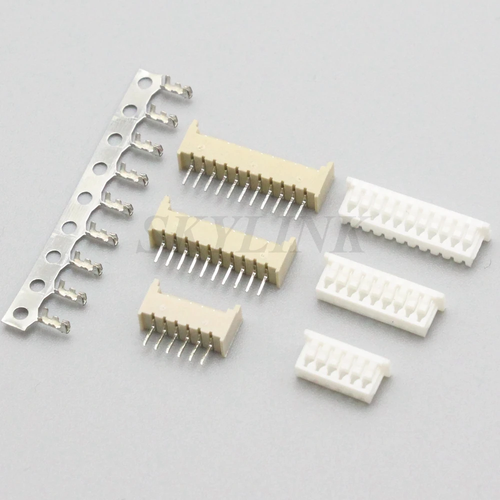 Коннектор MICRO JST 1 25 мм шаг 2p 3p 4p 5p 6p 7p 8p 9p 10p 11p 12pin прямой контактный разъем + Корпус