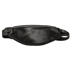 Роскошная кожаная поясная сумка ABSF для мужчин, модная Регулируемая поясная сумка, мужская сумка Heuptas Bum, сумка формы «банан»