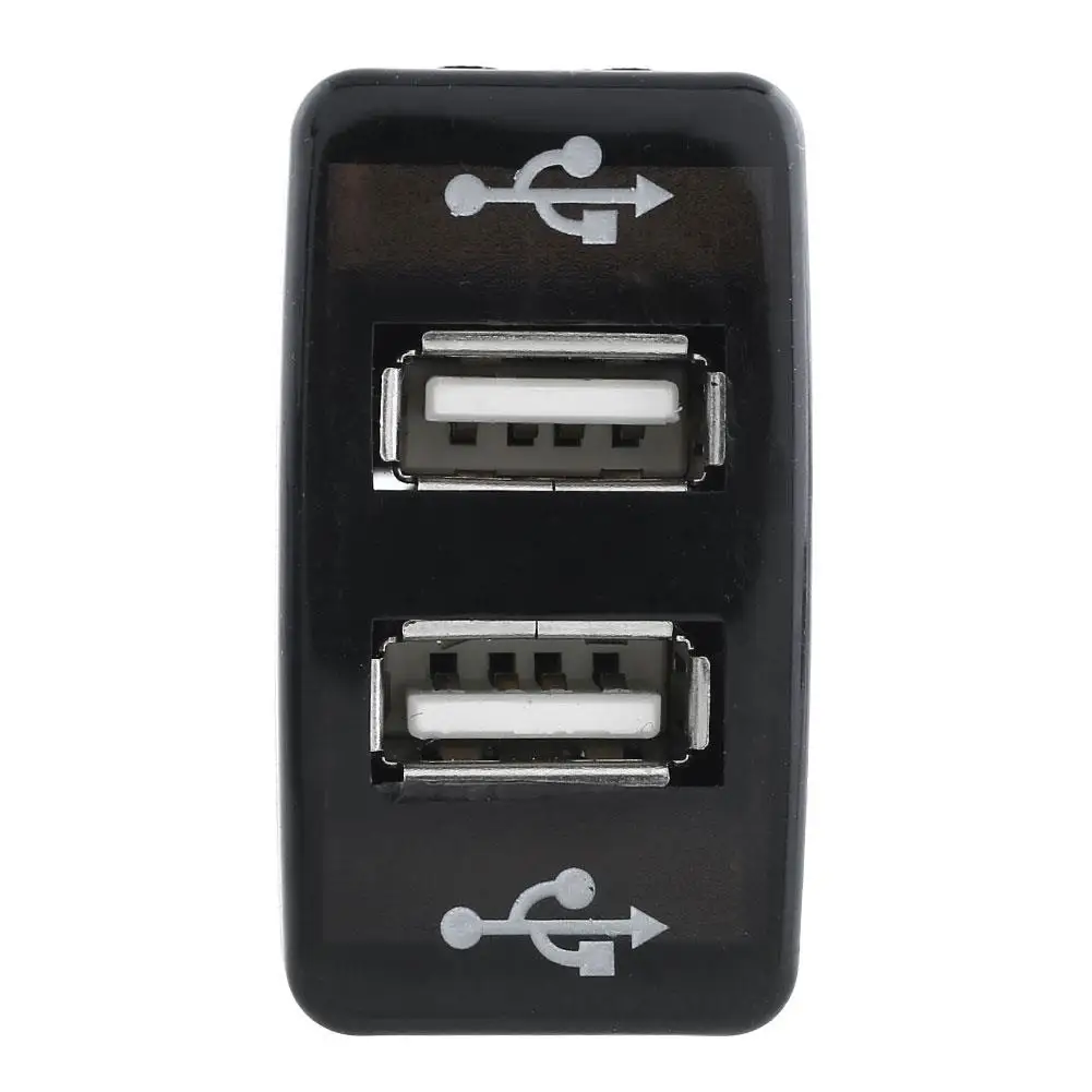Двойной usb зарядка Авто двойной разъем автомобиля двойной зарядное устройство для телефона