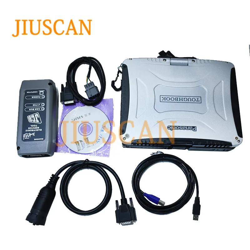JIUSCAN сельскохозяйственный грузовик диагностический сканер для JCB электронный Сервис Инструмент+ Toughbook CF52 сервис мастер запчасти