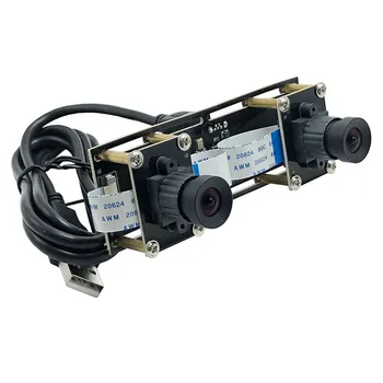 

HD 1080P Synchronization Stereo Zero distortion USB Webcam Dual Lens UVC 30FPS USB Camera Module 3D Video VR Virtual Reality