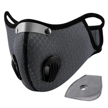 

Face Cover Masks With 1 Filters Half Face Reusable Activated Carbon proof Respirator Mouth Caps Covers Washable mondmaskers