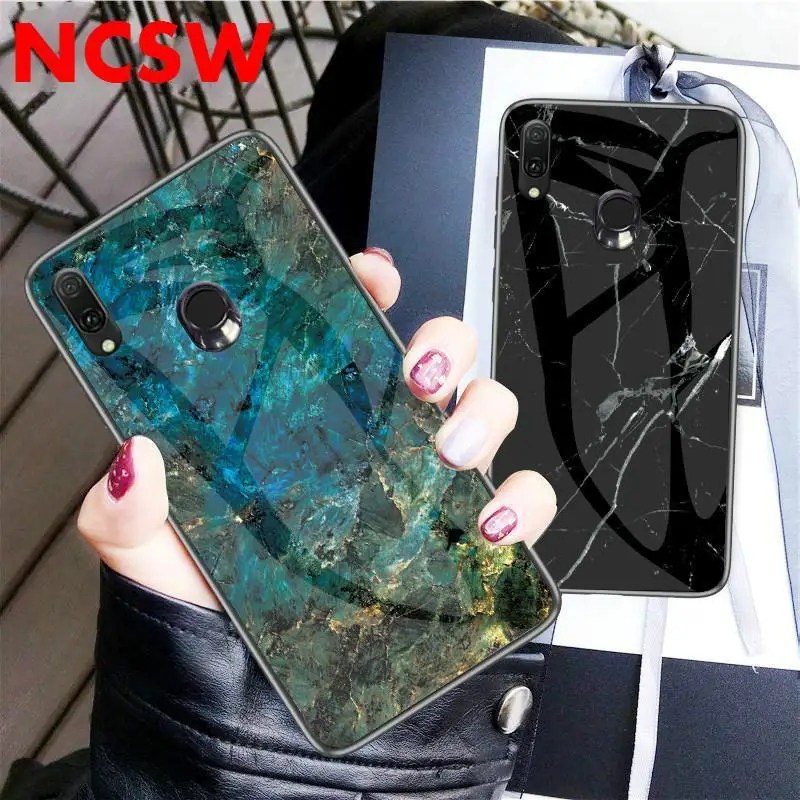 

Phone Cases on For ASUS ZB631KL ZB601KL Marble Glass Silicone Frame Cover For ZB601KL ZB631KL Marble Pattern Smooth Case