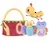 4pcs-4 Tumama детские игрушки 0-12 месяцев, детская погремушка, мобильная мягкая детская кроватка, подвесная кровать, коляска, кукла, игрушка для новорожденных, автомобильное сиденье, прорезыватель - Цвет: 4pcs-4