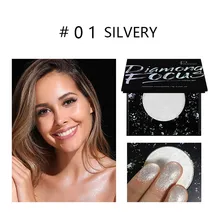 Новая бронзовая Палитра для лица, блестящая пудра, легко носить, одноцветная пудра для выпечки, блестящая пудра, ремонтная емкость, пластина