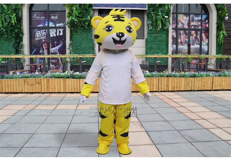 Талисман Взрослый CostumeTiger талисман костюм высокого качества аниме тема Косплей костюмы Рождество Необычные карнавальные вечерние костюмы