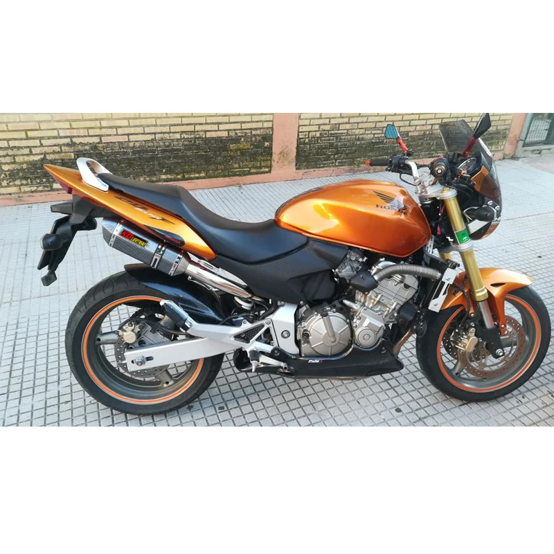 US $78.99 For Honda Hornet 600 CB600F Motorcycle Exhaust Pipe Mid Link Pipe Slip On 51mm Muffler Removable DB Killer Escape US Edition