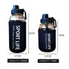 YOMDID Creative Water Bottle Glass Drink Bottles For Camping Hiking Climbing Sport Bottle Portable Bottle Drinkware Eco-friendly 6