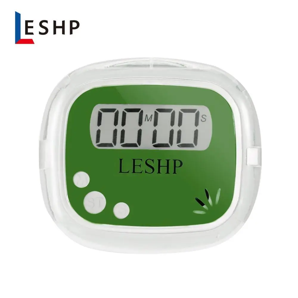 LESHP портативный мини ABS lcd 4 цифры дисплей цифровой магнитный задний кухонный таймер обратного отсчета, таймер с запоминающим таймером