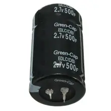 Adeeing 10 шт Черный 2,7 V двухслойный конденсатор 500F 35*60 мм