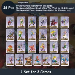 24 cartes de jeu NFC compatibles avec le Switch Botw Zelda Breath Wild Super Mario Smash Cart 8 Bros Odyddey Splattoon 2 Kriby Ultimate 
