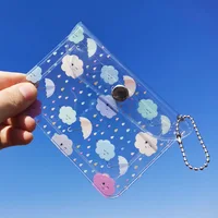Sharkbang Kawai Transparent Cartoon Portable ID Credit Bank Bus Card Key Holder Cute Card Protective Case School Stationery 2