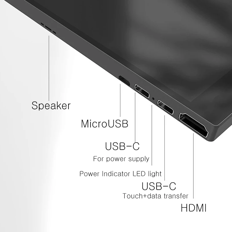 13 3 дюймов 4K HDR10 HDMI Тип c сенсорный монитор сердечного ритма для смарт телефона